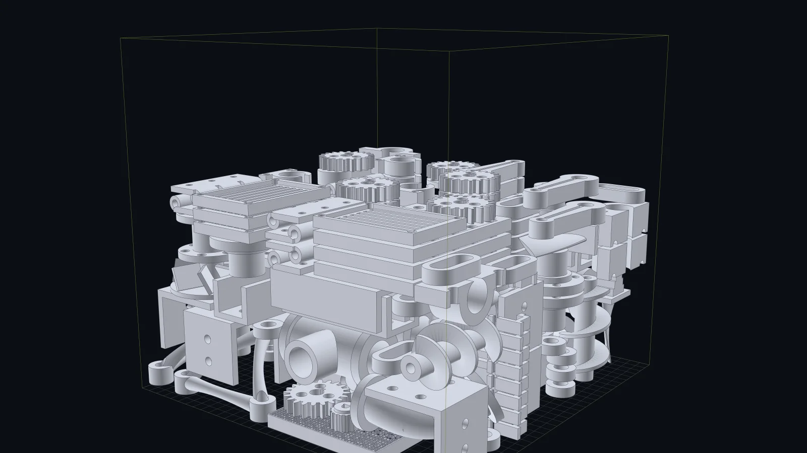 Nested by 024Nester - the same parts, 193 mm of a 315 mm chamber